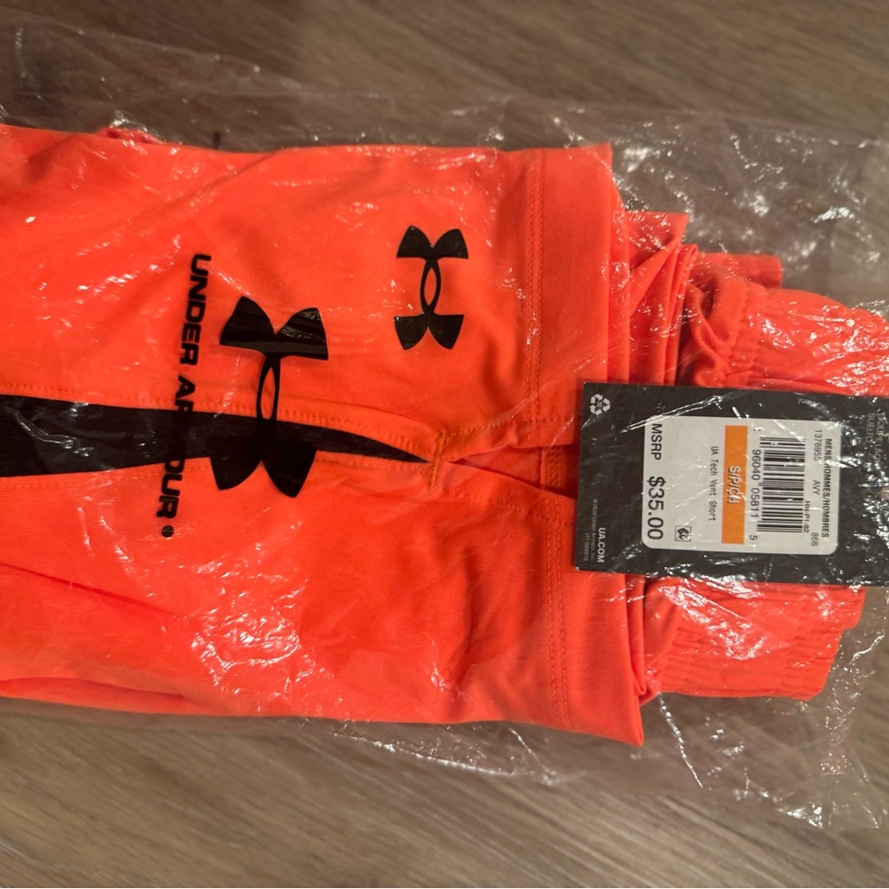 Under Armour Neon Orange Athletic Pants